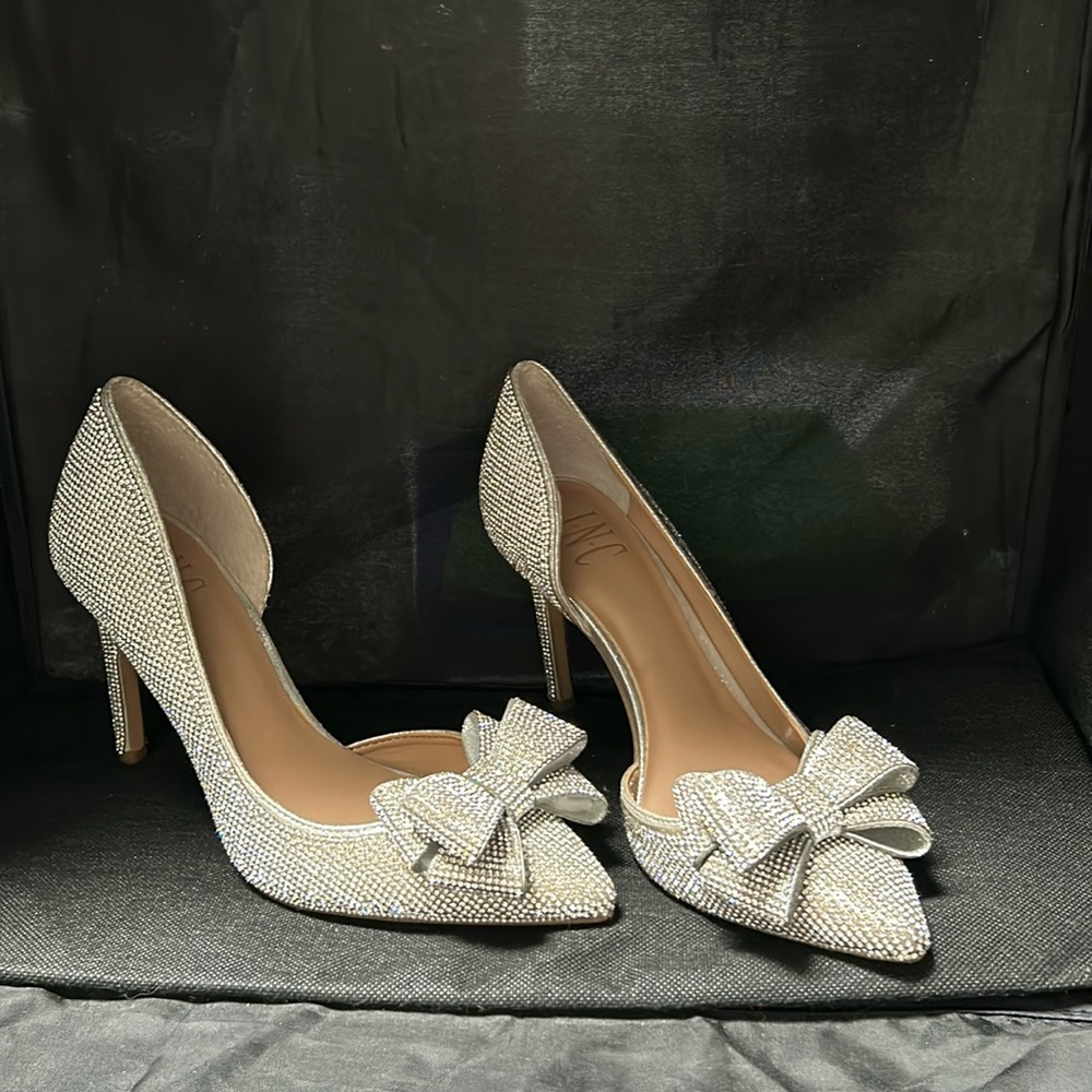 NIB INC Rhinestone Studded Heels
